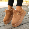 Round Toe Platform Boots For Ladies