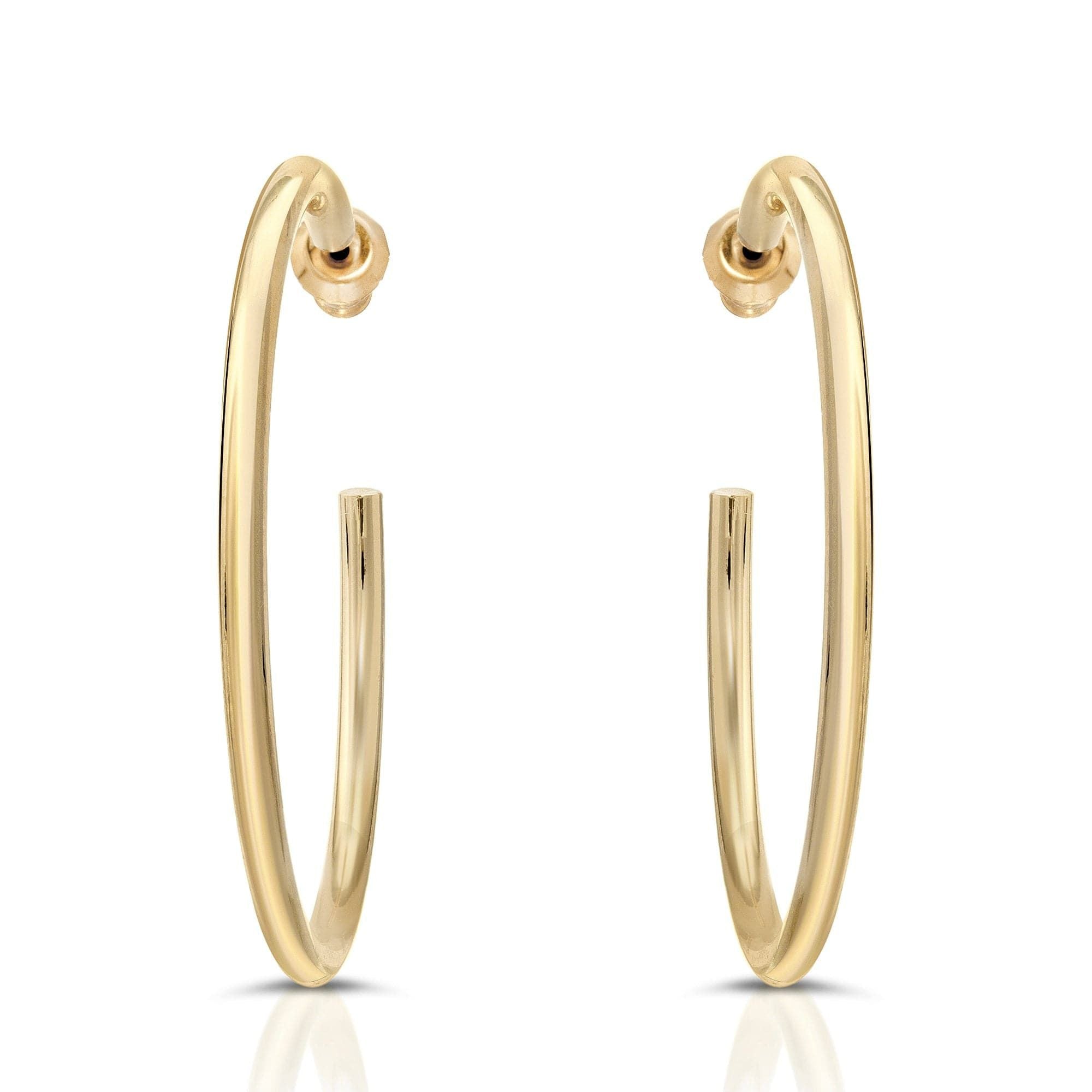 View of gold 2" Ultimate Hoops