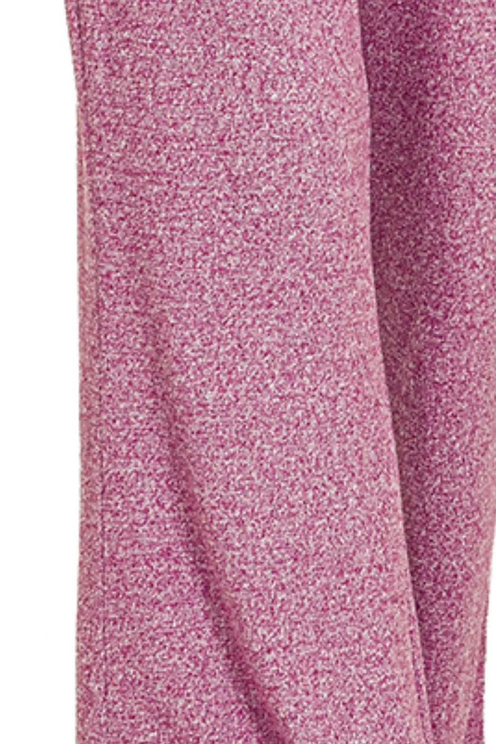 Close-up of pink textured fabric on a white background