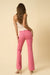 Back of pink jeans