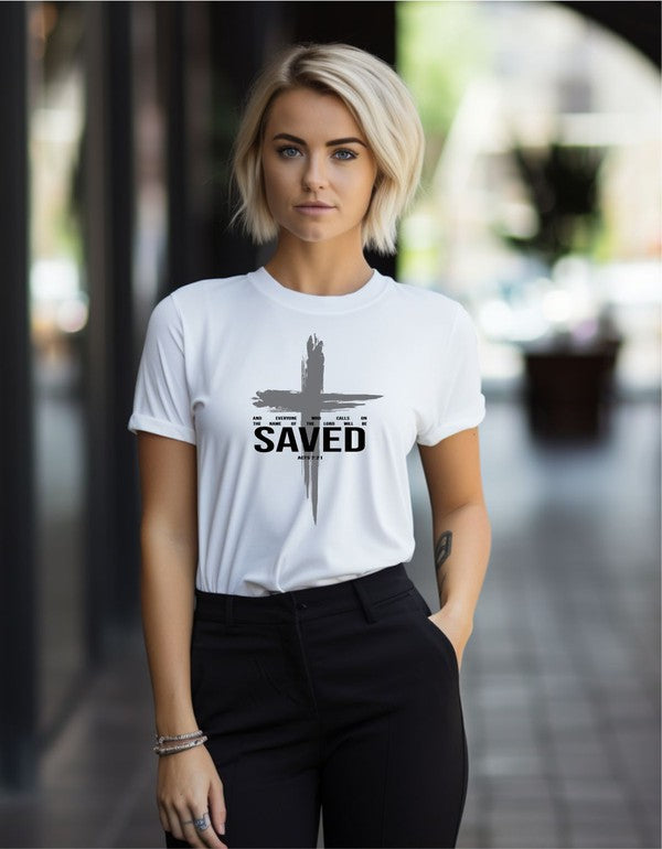 Saved Acts 2 21 Graphic Tee