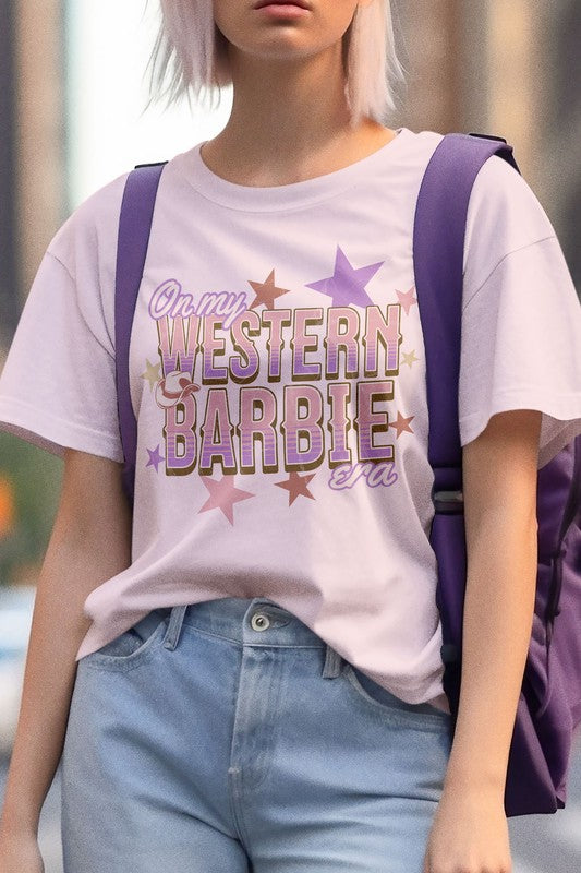 Front view of Western Retro Vintage Graphic Tee
