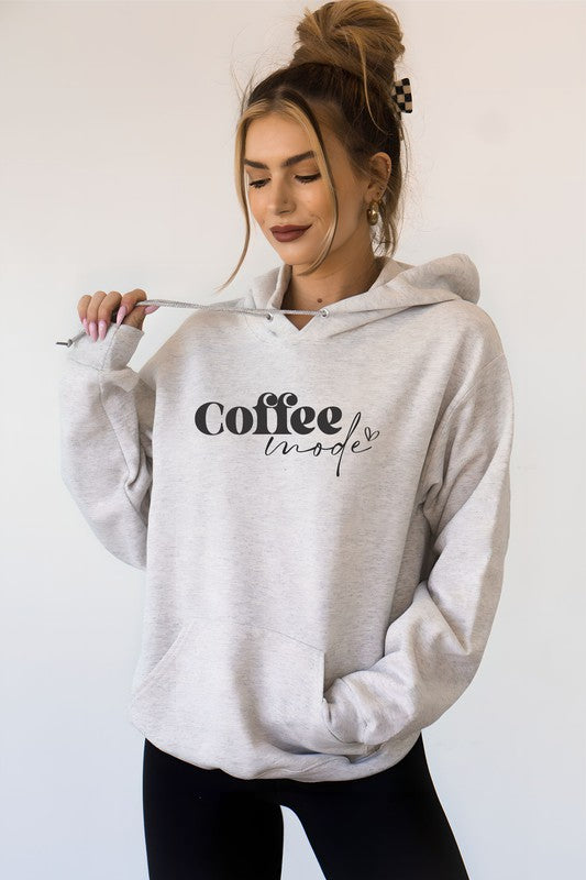 Coffee Mode Graphic Hoodie
