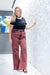 PLUS SIZE - HIGH RISE FLARED LEG JEANS