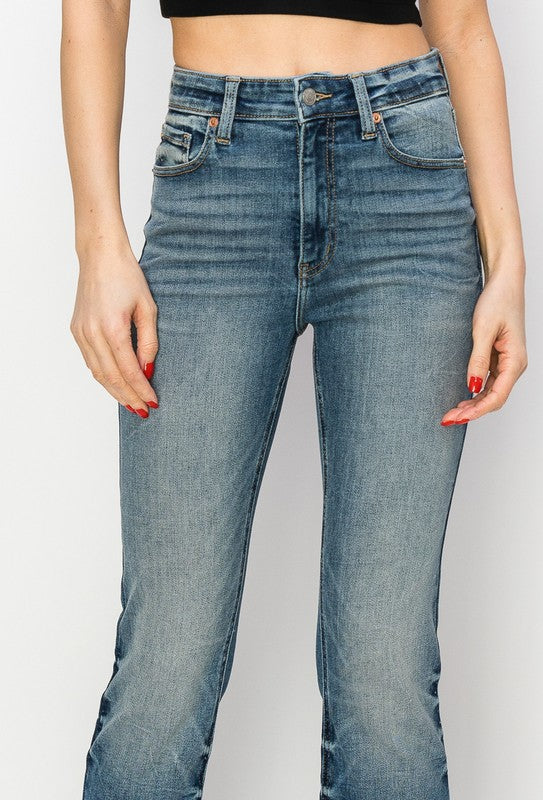 HIGH RISE Y2K BOOT JEANS for teens