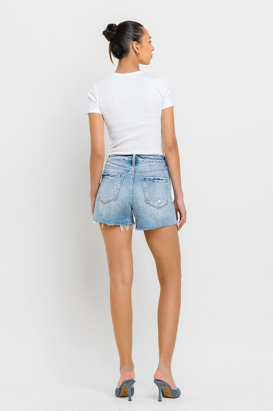 High Rise Criss Cross Shorts for spring