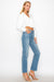 Left side view of TUMMY CONTROL HIGH RISE STRAIGHT JEANS