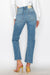 Back view of TUMMY CONTROL HIGH RISE STRAIGHT JEANS