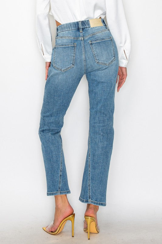 TUMMY CONTROL HIGH RISE STRAIGHT JEANS for mom