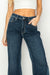Close up on the pocket of HIGH RISE RELAXED WIDE LEG JEANS