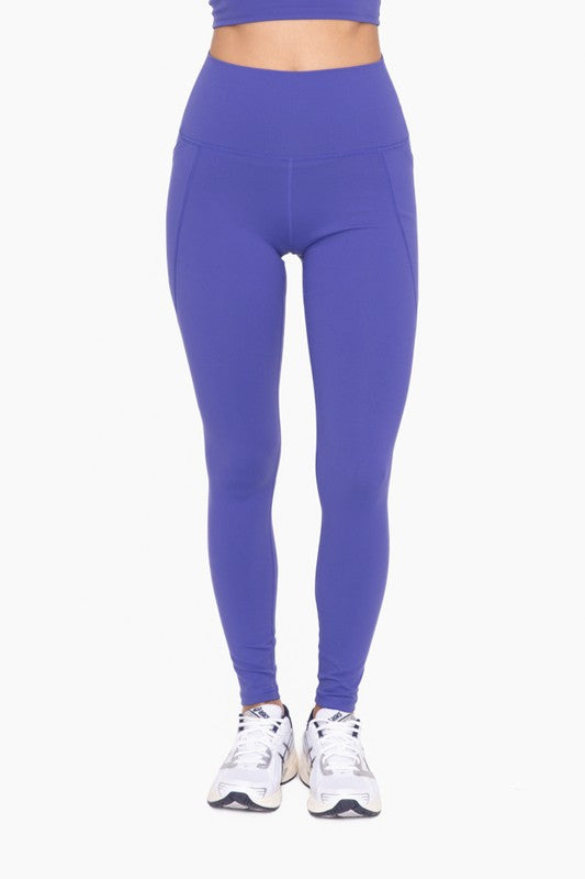 Tapered Band Essential Solid Highwaist Leggings for yoga