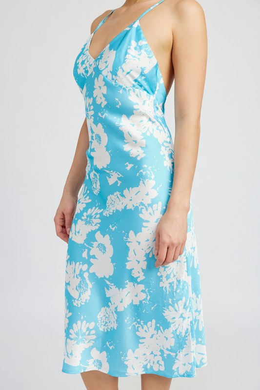 Left view of floral dress
