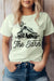 Green I'd Rather Be At The Barn, Farm Graphic Tee