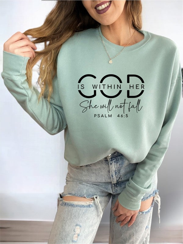 Popular green God Is W Bella Premium Sweatshirt