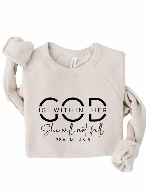 God Is W Bella Premium Sweatshirt for women over 20