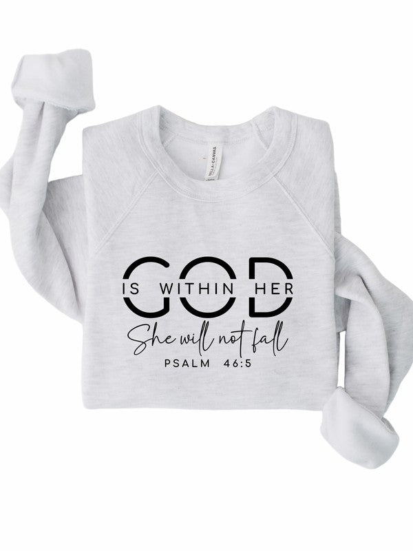 God Is W Bella Premium Sweatshirt for people who believe 