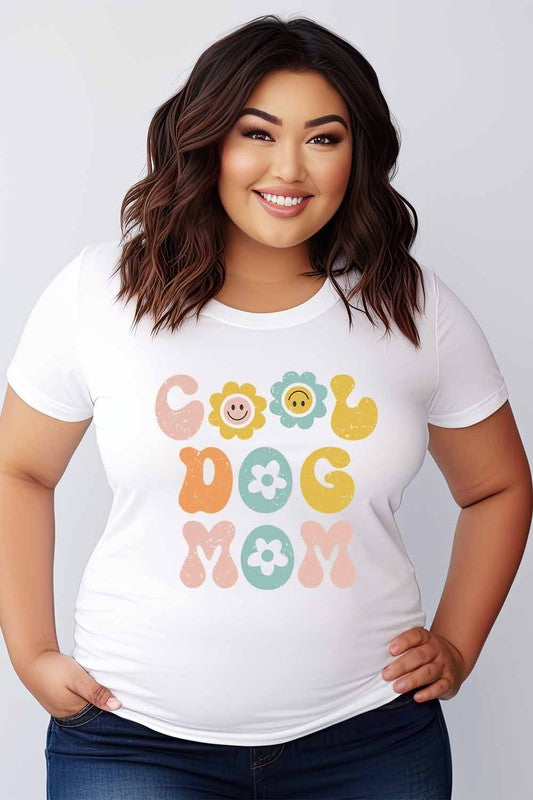 cool dog mom t-shirt