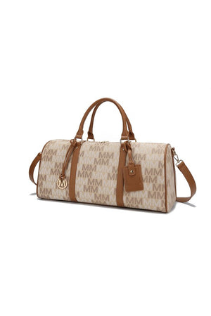 Beige MKF Collection Jovani Duffle Weekender