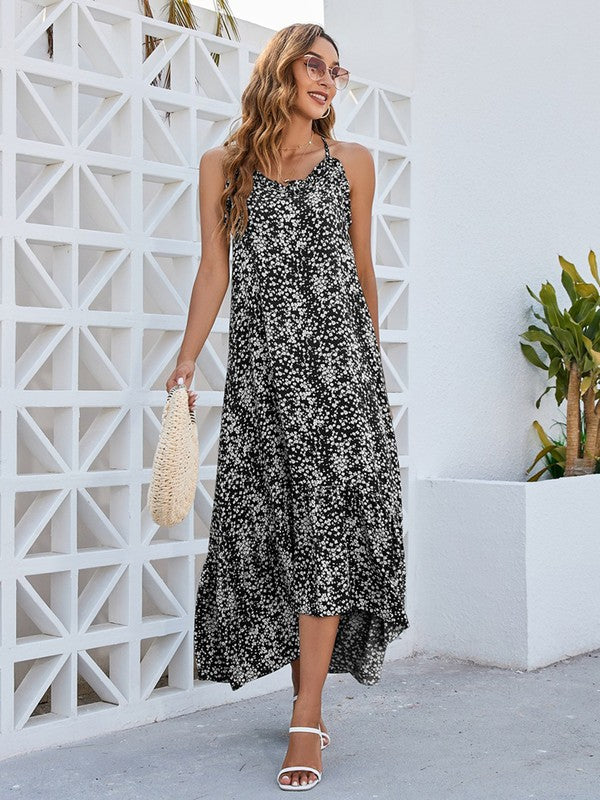 Black Ditsy Dress