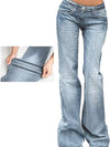 Low Rise Flare Jeans