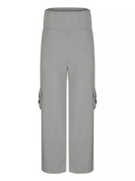 Gray pants on a white background