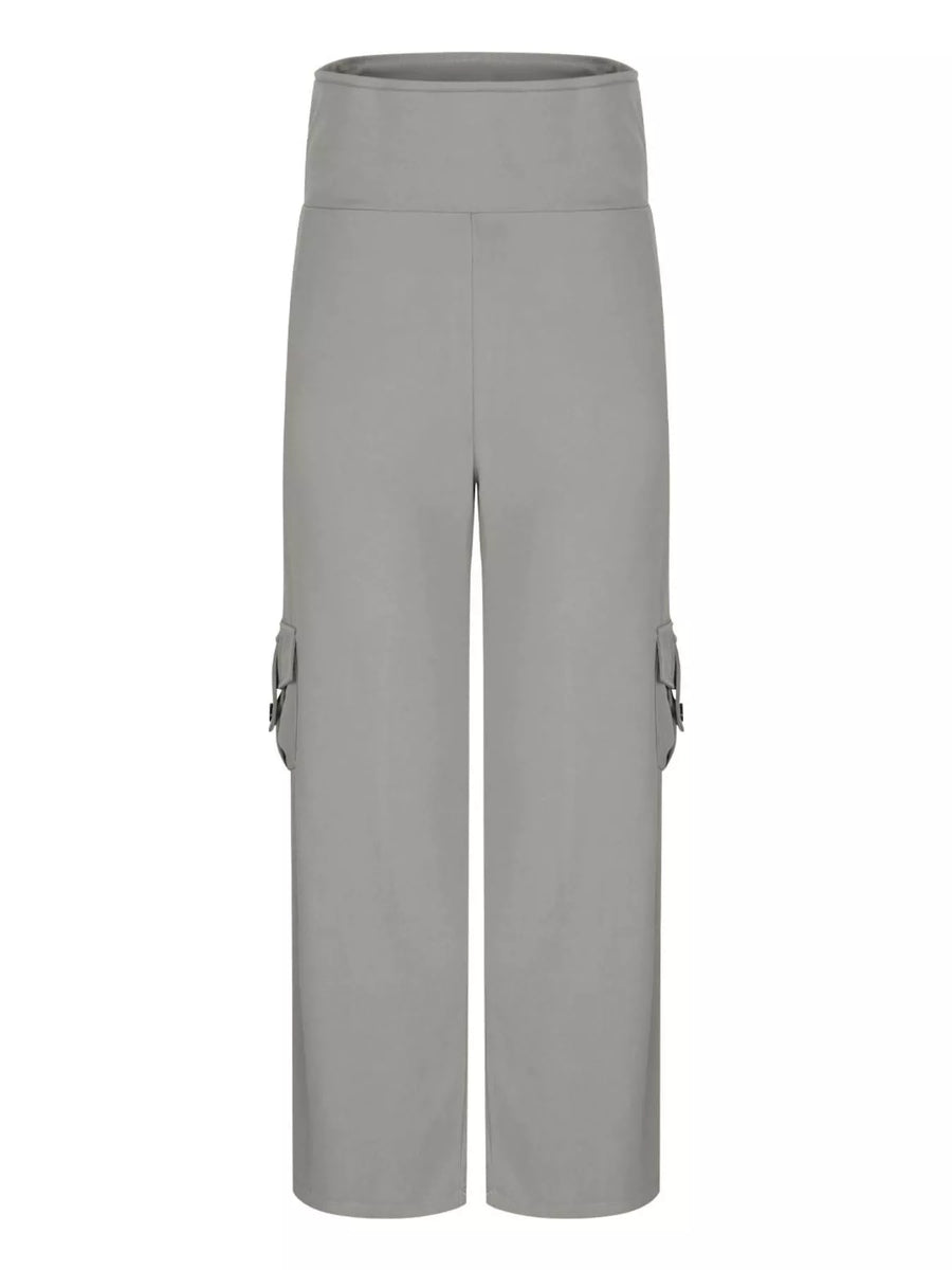 Gray pants on a white background