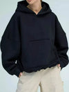 Kangaroo Pocket Dropped Shoulder Hoodie