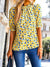 Yellow vintage spring blouse