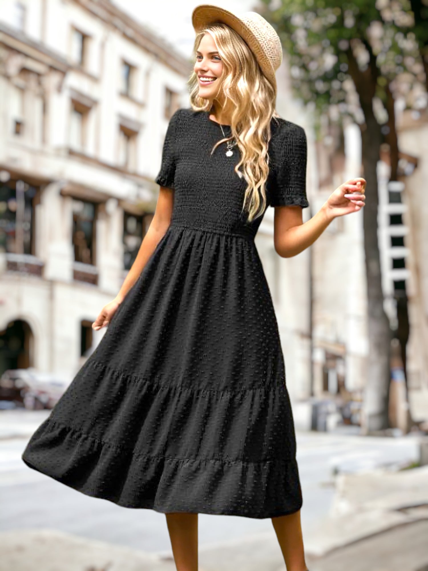 Maxi tiered dress