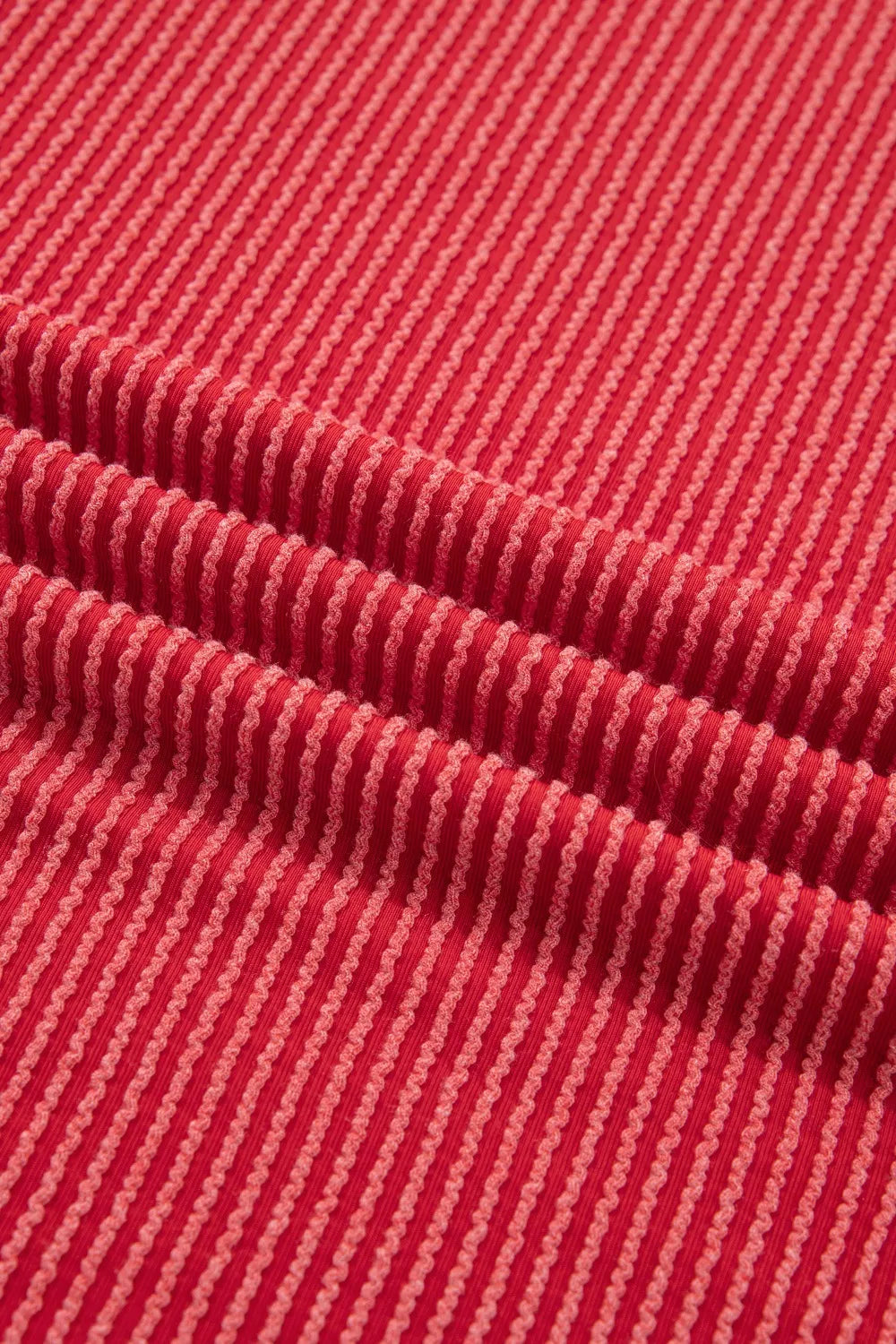 Close-up of red textured fabric