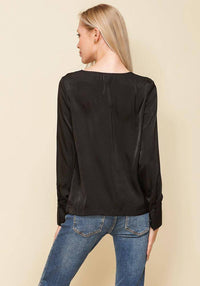 Pleione Women's Polka Dot Crewneck Blouse Top by Shop at Konus