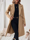 Lapel Collar Longline Coat