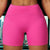 Pink High Waist Activewear Shorts