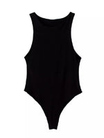 Black swimsuit on a white background