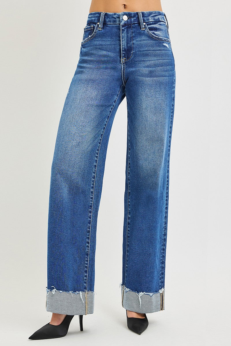 Blue jeans with a white background