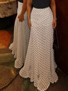 Polka Dot Mermaid Maxi Skirt