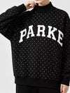 Polka Dot Letter Graphic Sweatshirt