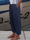 Loose Fit Cropped Pants For Ladies