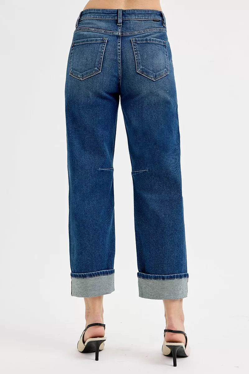 Blue jeans with a white background