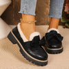 Bow Round Toe Loafers