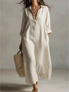 Full Size Casual Midi Shirt Dress Plus Size