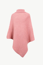 Pink poncho on a white background