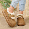 Round Toe Platform Ankle Boots