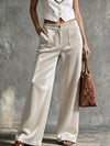 Full Size Velvet Wide-Leg Pants Plus Size For Women