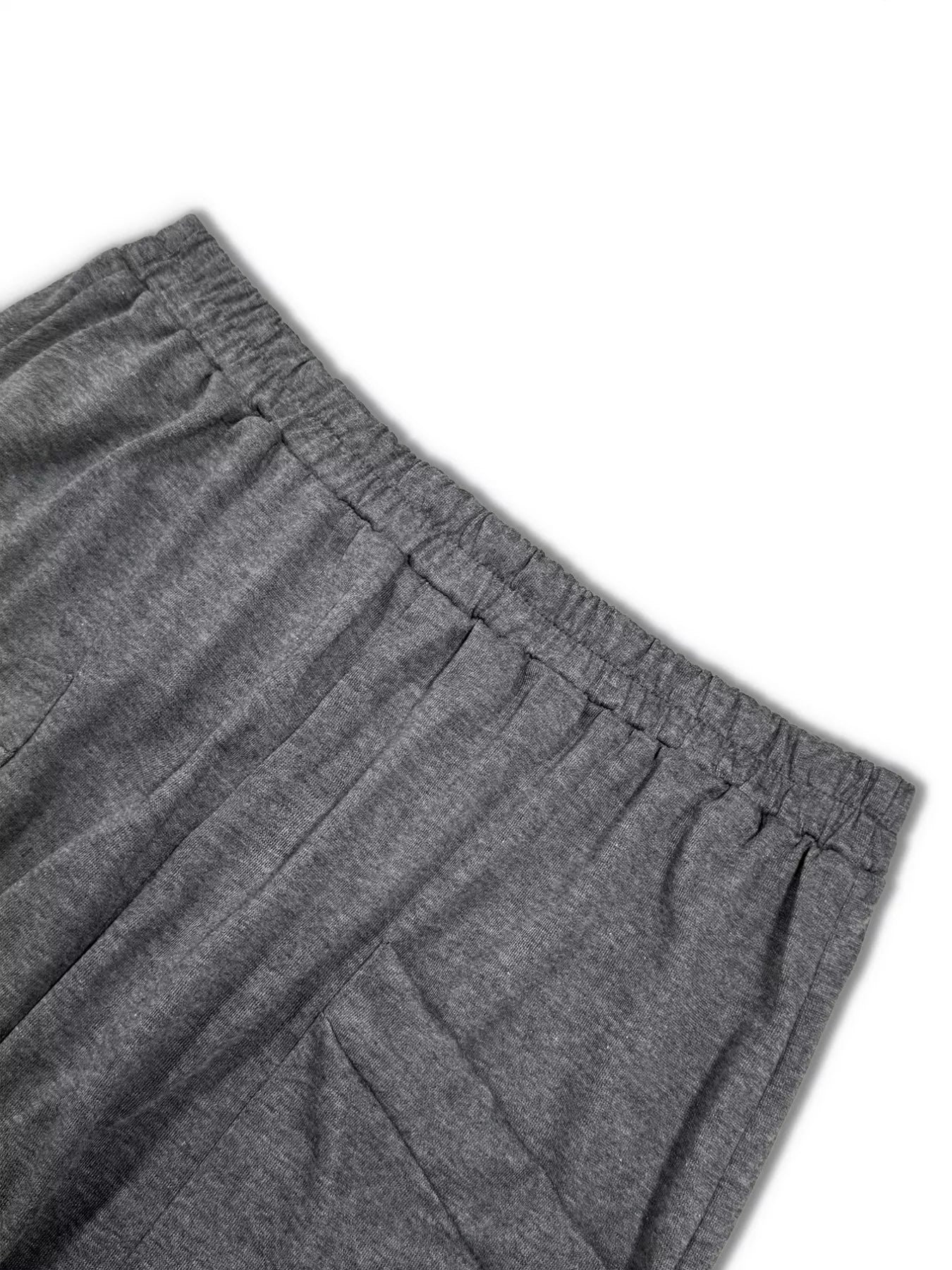 Gray sweatpants on a white background