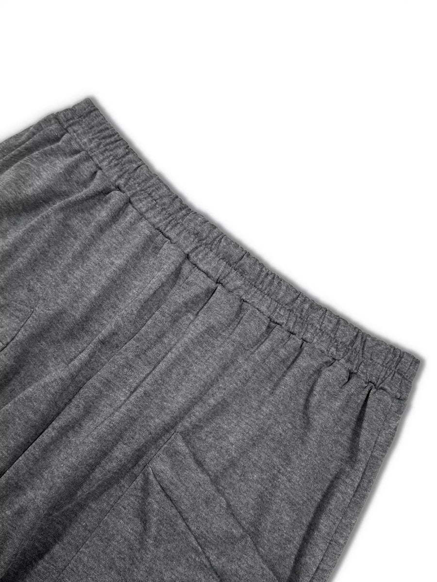 Gray sweatpants on a white background