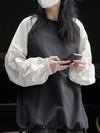 Color-Block Raglan Sleeve Sweatshirt For Women