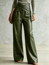 Criss-Cross Wide Leg Pants