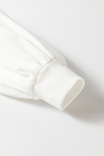 View of sleeve on Number 76 Round Neck Long Sleeve Top