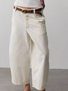 Wide-Leg Cropped Jeans For Women